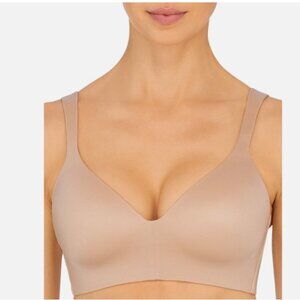 NWOT Natori Womens Revelation Wireless Bra 723248 Cafe Brown 36DD